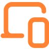 real time investing device icon