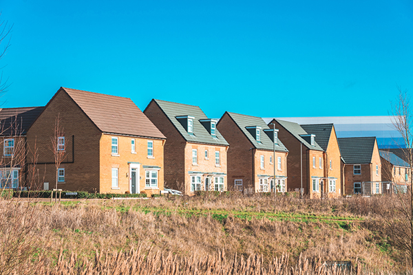 New-build housing estate