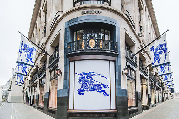 Burberry store front November 2024 