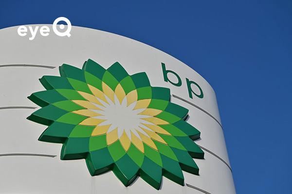 BP logo on a sign