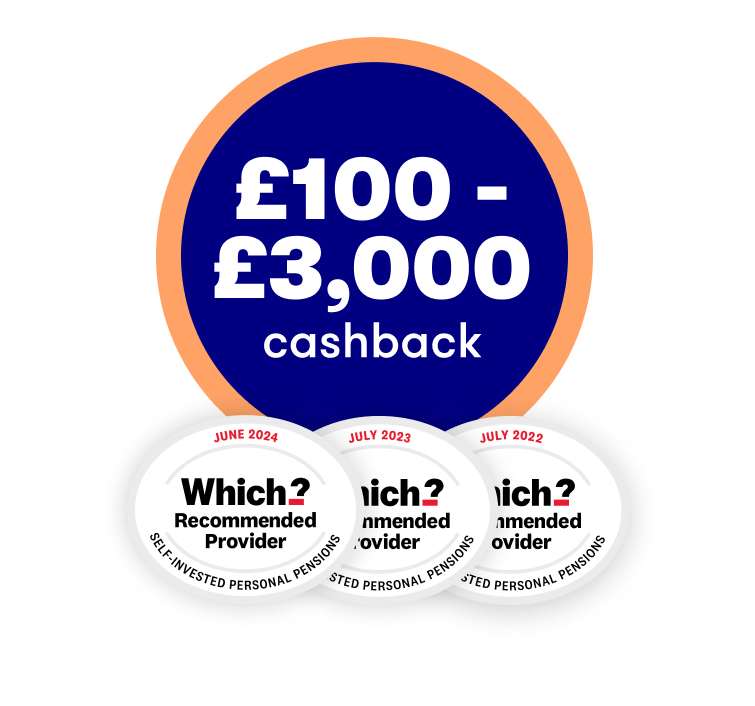 100-3000 Cashback on SIPP