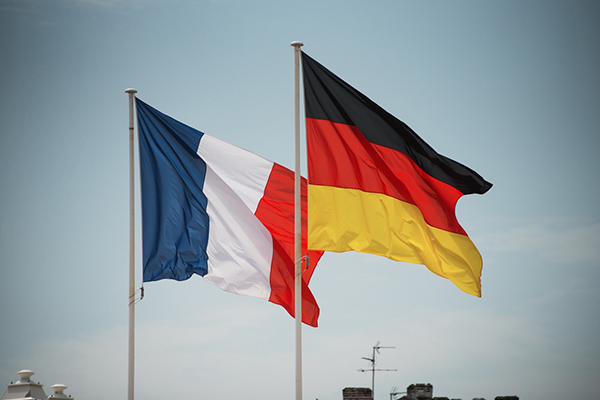 Flags of France and Germany