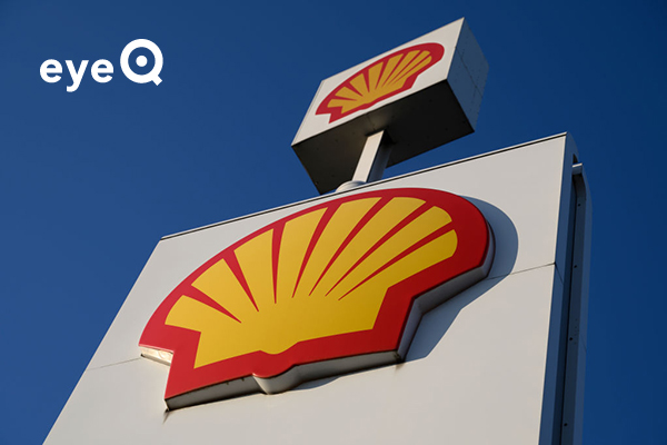 Shell company logo on signs