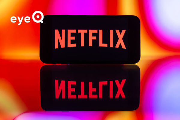 The Netflix logo is seen displayed on a mobile phone screen, Getty