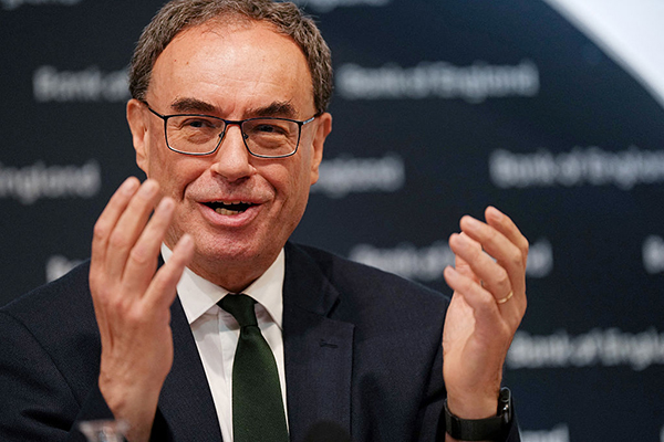 Andrew Bailey, Bank of England governor, Getty