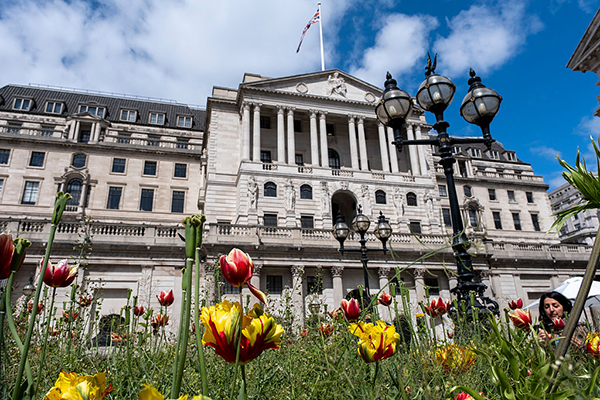 Bank of England in May 2025, Getty