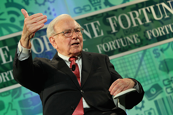 Warren Buffett in October 2013 in Washington, DC. Getty
