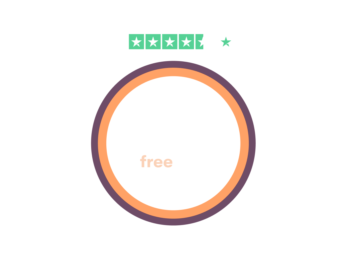 £100 free trades ISA offer with 4.5/5 Trustpilot logo