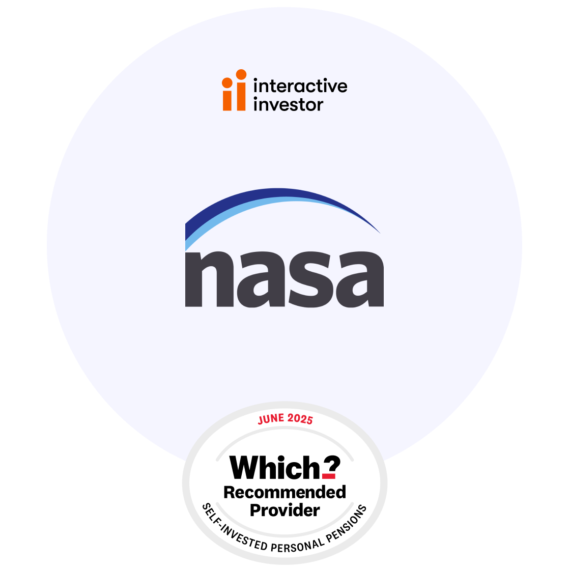 nasa and interactive investor partner image with which logo