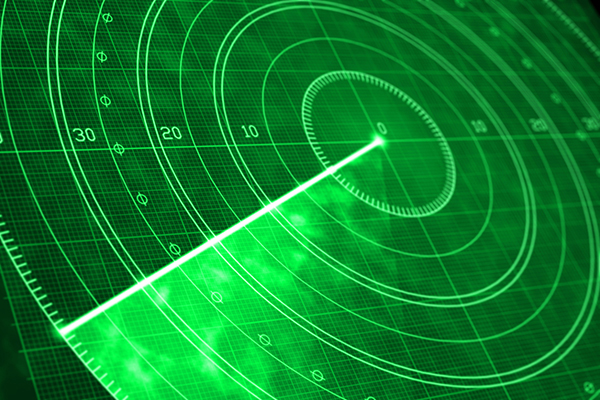 Green military radar