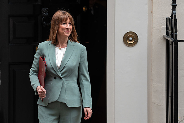 Rachel Reeves outside 11 Downing Street, Getty