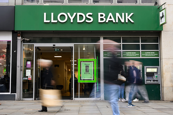 Lloyds Bank sign, Getty