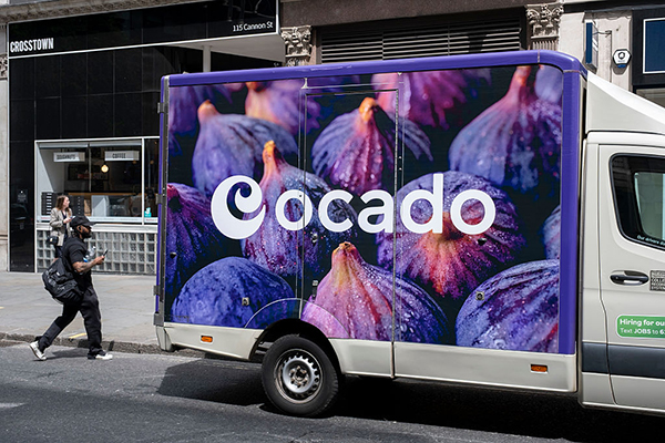 Ocado van in London