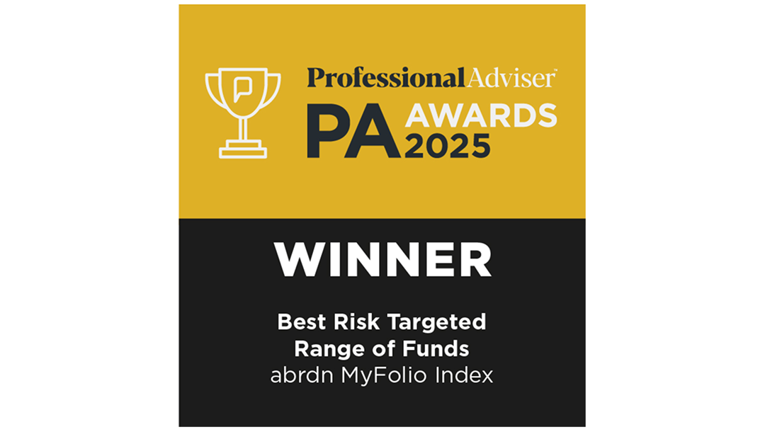 Aberdeen winner of Professional Adviser's Best Risk Targeted Range of Funds award