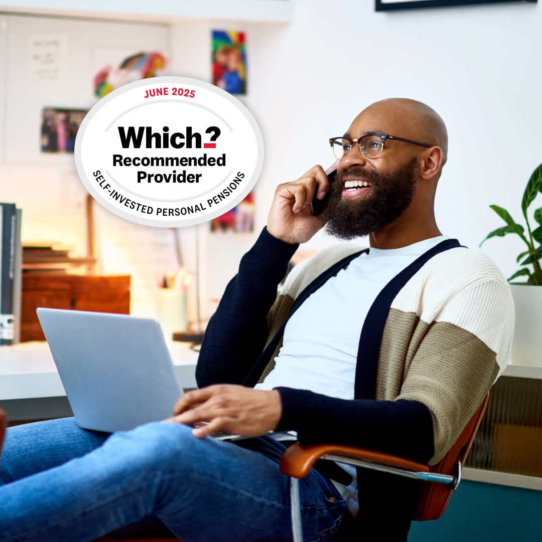 Man talking about self-employed pensions