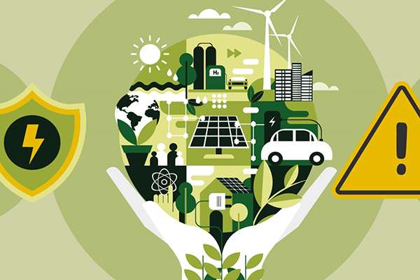 Aberdeen montage of renewable energy symbols