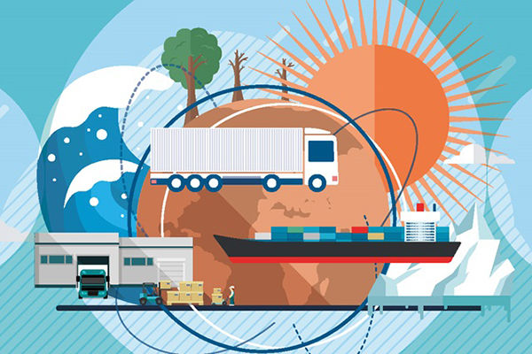 Aberdeen montage of climate change and transport