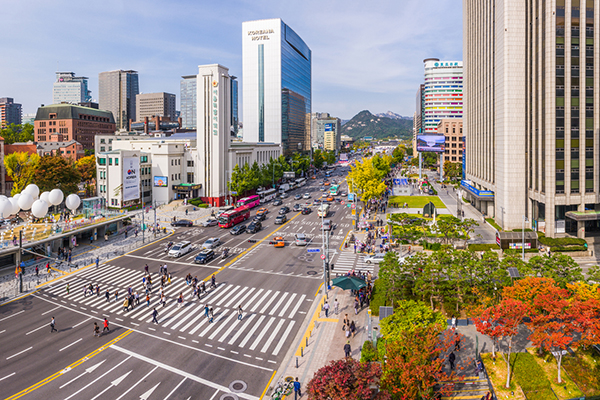 Downtown Seoul, South Korea