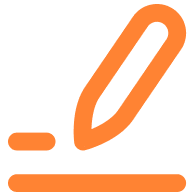 Icon of pen writing