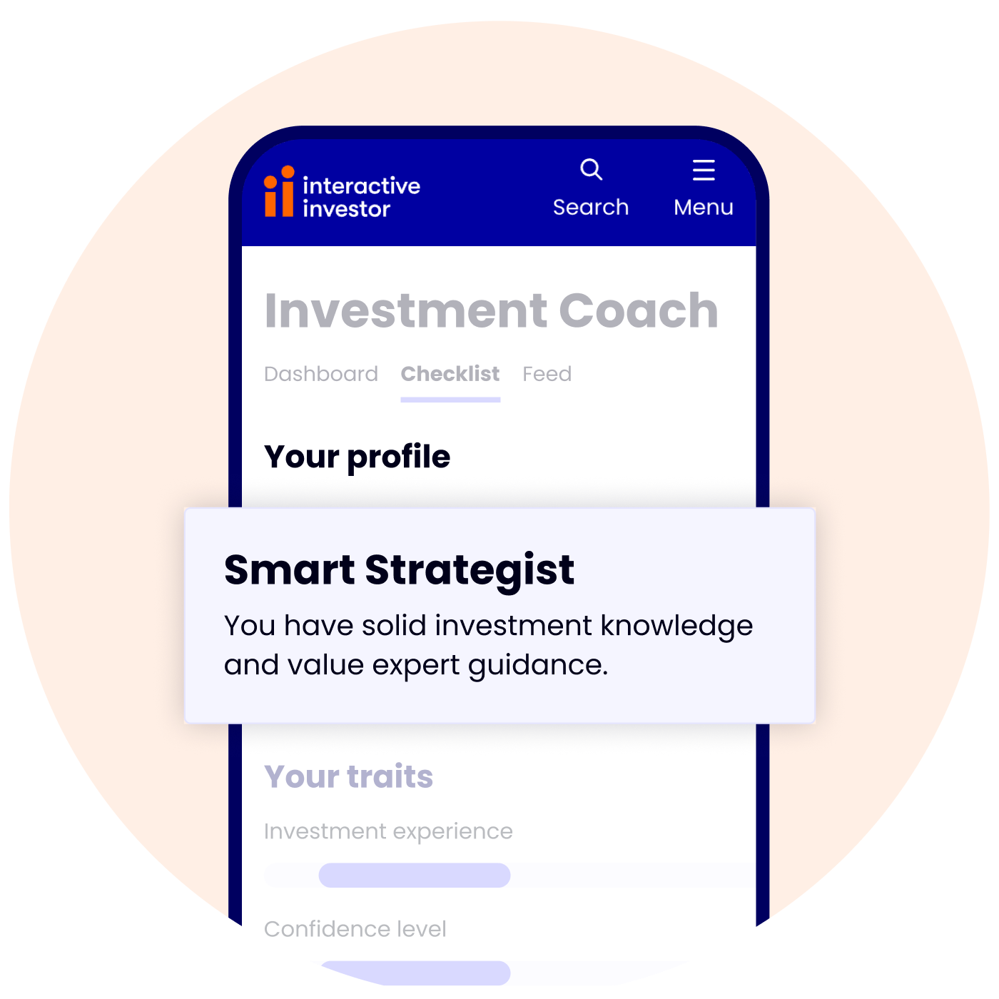 The Investor Profile on Investment Coach