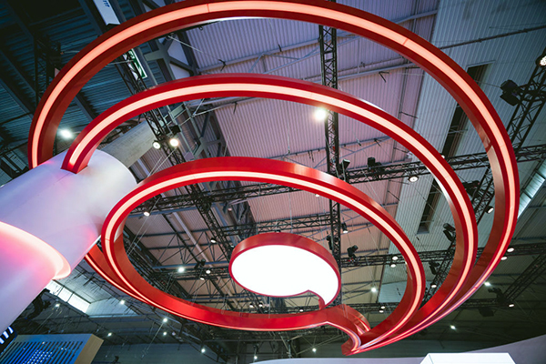 Vodafone logo at Mobile World Congress in Barcelona, Spain, March 2025, Getty
