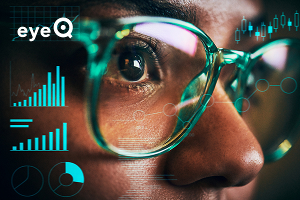 eyeQ investor studying data