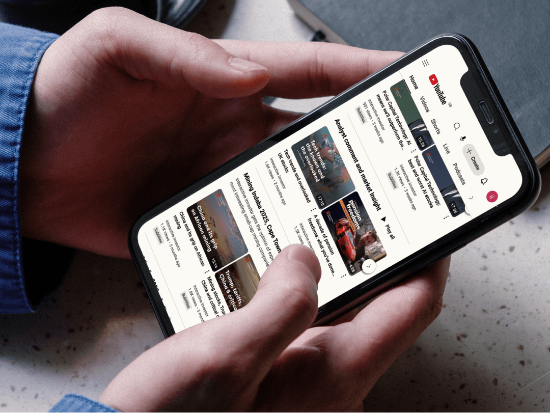 An image showing ii's video content on mobile device