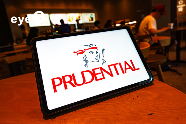 eyeQ Prudential logo on a tablet, Getty
