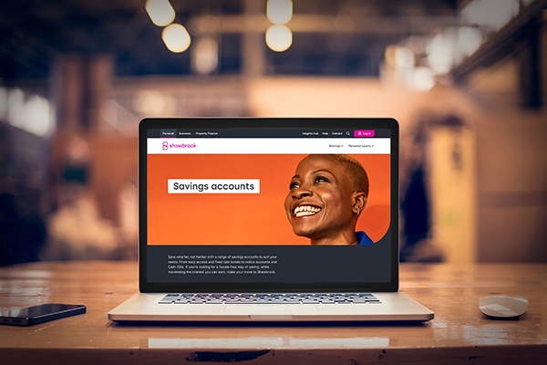 Shawbrook laptop with accounts ad
