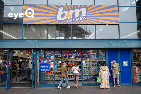 eyeQ B&M retail store in Port Talbot, Getty
