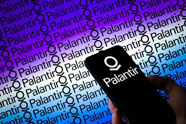 Palantir Technologies logo, Getty