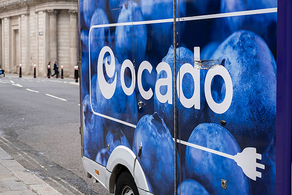 Ocado van, Getty