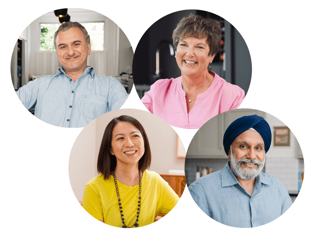 A collage of ii SIPP customers who've switch over to us