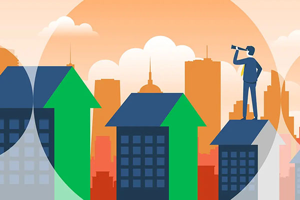 Aberdeen houses illustration