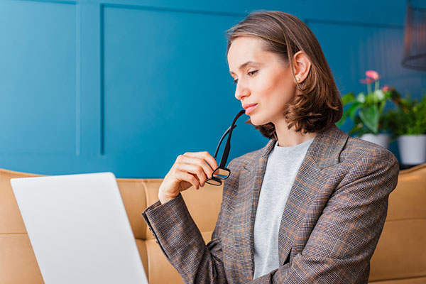 Investor pondering a purchase