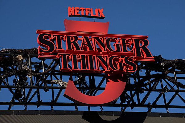 Netflix Stranger Things advert, Getty