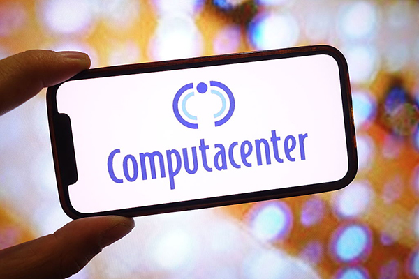 Computacenter logo on a smartphone, Getty