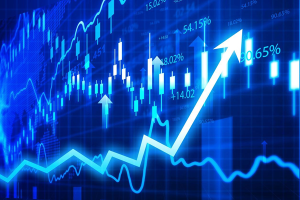 stock chart up arrow bull 600