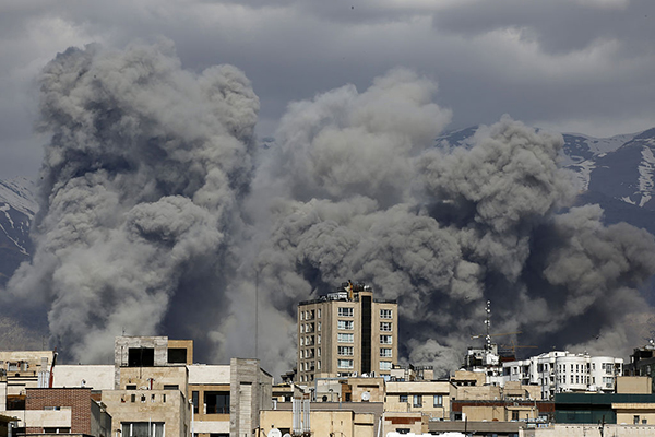 Strikes in Tehran, Iran, Getty