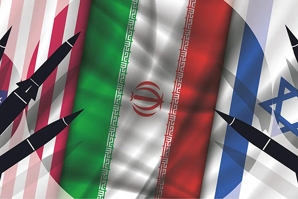 Aberdeen Iran flag and rockets
