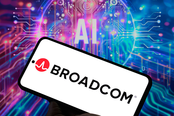 Broadcom logo, Getty