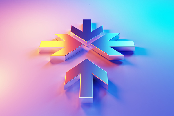 Arrows representing consolidation