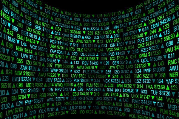 Yield sign in green and blue numbers