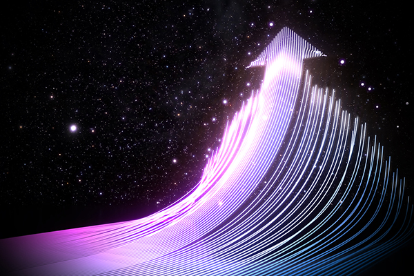 Purple arrow pointing up