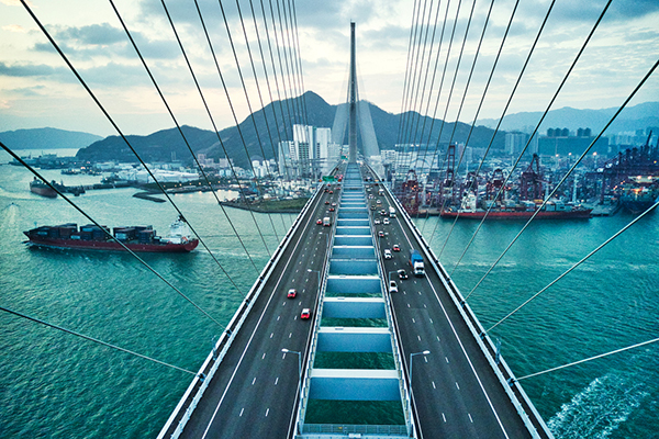 Bridge in Hong Kong, Getty