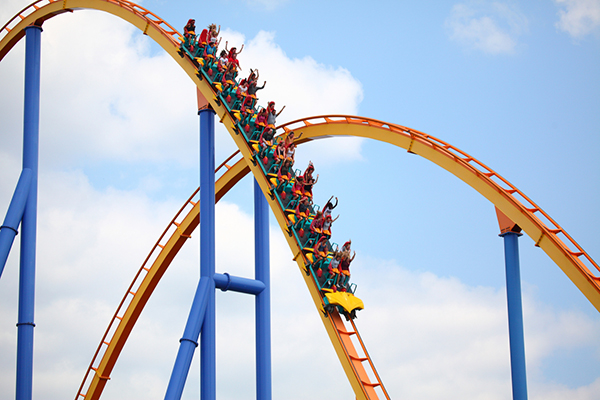 A dip on the roller coaster