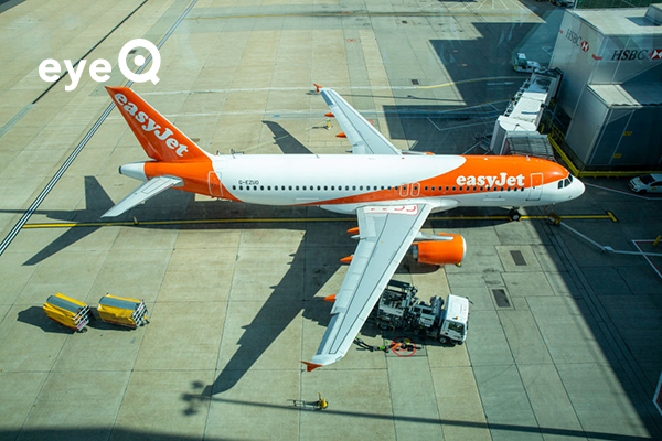 eyeQ easyJet plane