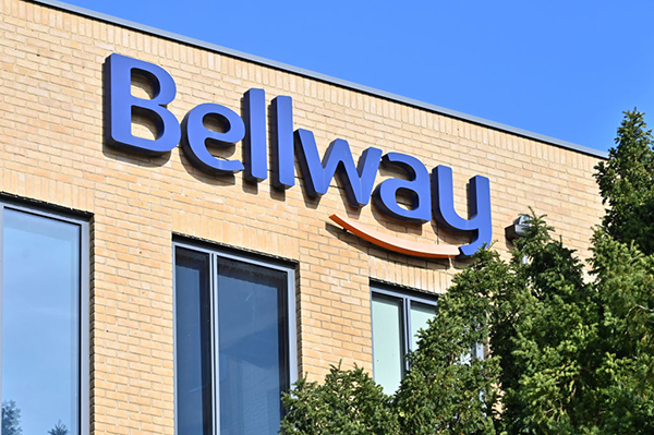 Bellway logo in Chelmsford, Getty