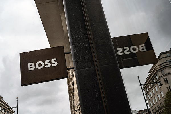 Hugo Boss store, Oxford St, London, Getty