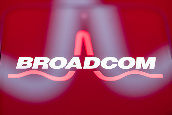 Broadcom logo, Getty